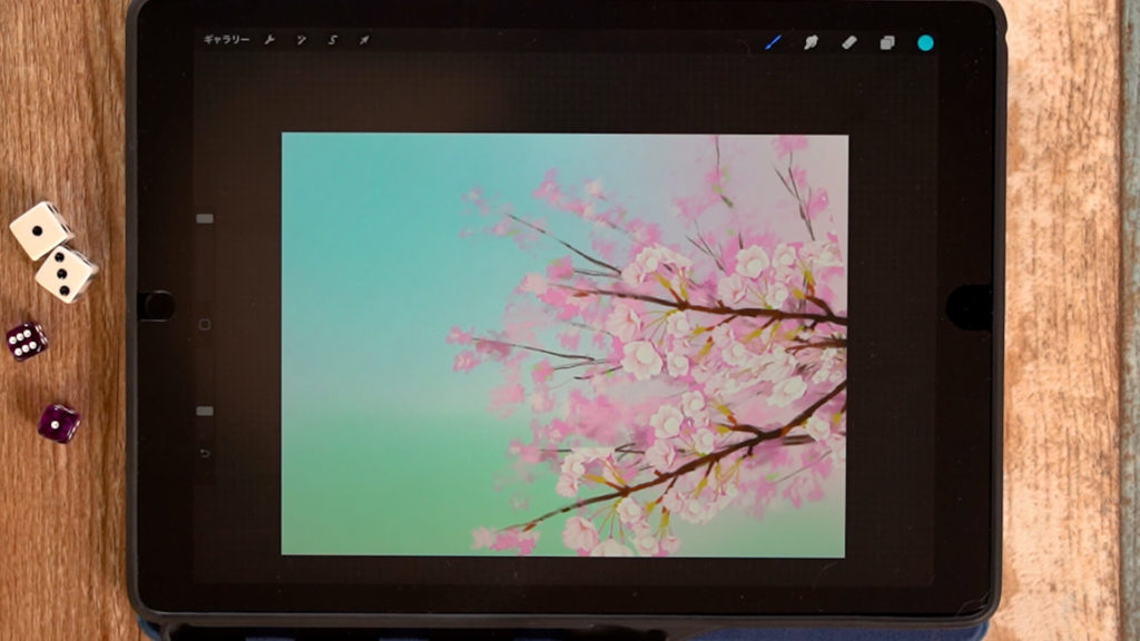 桜の描き方 花の咲き方を知って桜のイラストを描こう Procreate 背景描き方講座